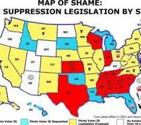 Voter suppression map