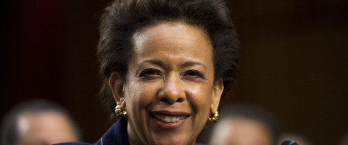 UNITED STATES - JANUARY 28: U.S. Attorney General nominee Loretta Lynch testifies during her confirmation hearing in the Senate Judiciary Committee on Wednesday, Jan. 28, 2015. (Photo By Bill Clark/CQ Roll Call)