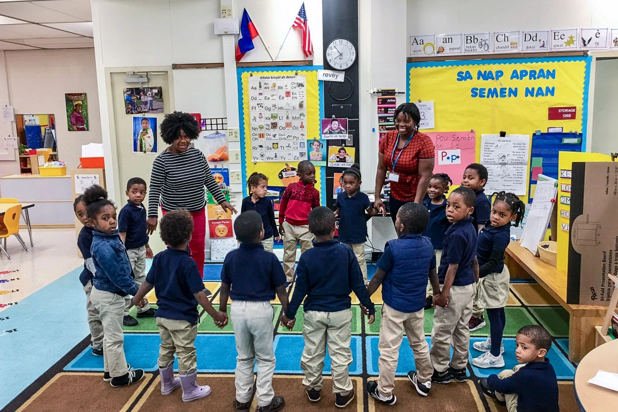 This Boston preschool is teaching children in Creole and English — and ...