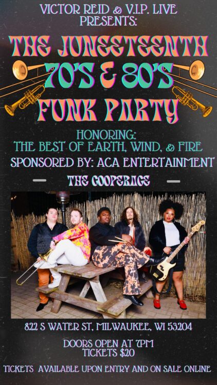 Milwaukee JUNETEENTH 70’S & 80’S FUNK PARTY!