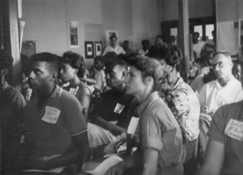 Teachers at the Freedom School convention